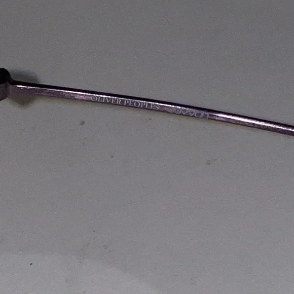 Oliver Peoples Papillon W Antique Gold Frame Brown Lens Sunglasses - Picture 8 of 8